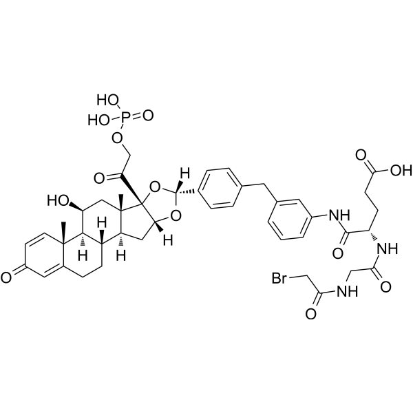 Glucocorticoid receptor agonist-1 phosphate Gly-Glu-Br 2344809-82-9
